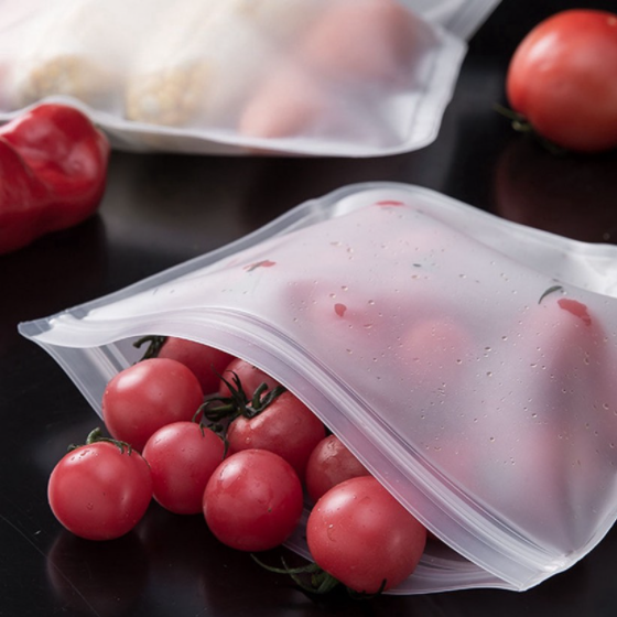 Best Reusable Leakproof Silicone Ziplock Meals Bag 1
