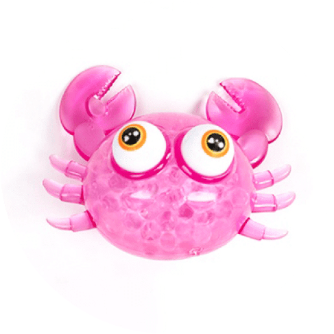 Pink Squishy Crab Toy 1
