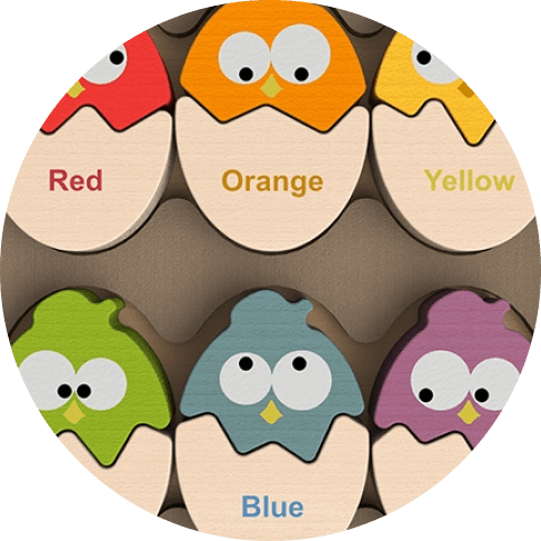 Colour 'N Eggs Bilingual Matching Puzzle 1